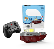 Remote Control Tugboat sailing demonstration in water pool