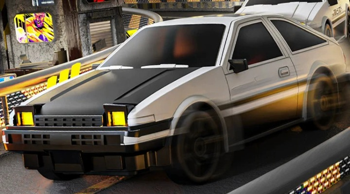 Toyota Sprinter Trueno AE86 Initial D 1:24 Mini RC Car with
