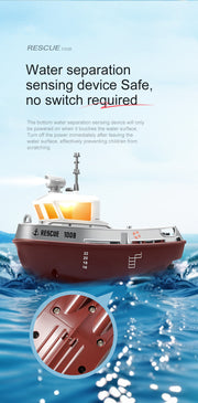 Remote Control Tugboat side design