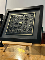 F1 2025 All Tracks Frame 3D Printed Handmade