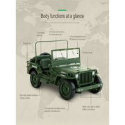 1:18 Tactical Jeep Simulation Diecast