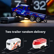1:64 Mini Bluetooth Remote Control Van Truck with Trailer (optional)