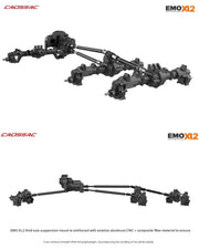 CROSSRC EMO XL2 1/8 Mustang 6WD RC Off-Road Climbing Car