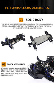 ZD Racing MT8 1/8 RC Car Off-Road 4WD High Speed Racing Remote Control Electric Monster Truck