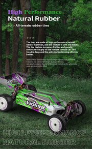 WLtoys 104002 Brushless 60km/h Metal Chassis 4WD Electric High Speed Remote Control Truggy Drift Car