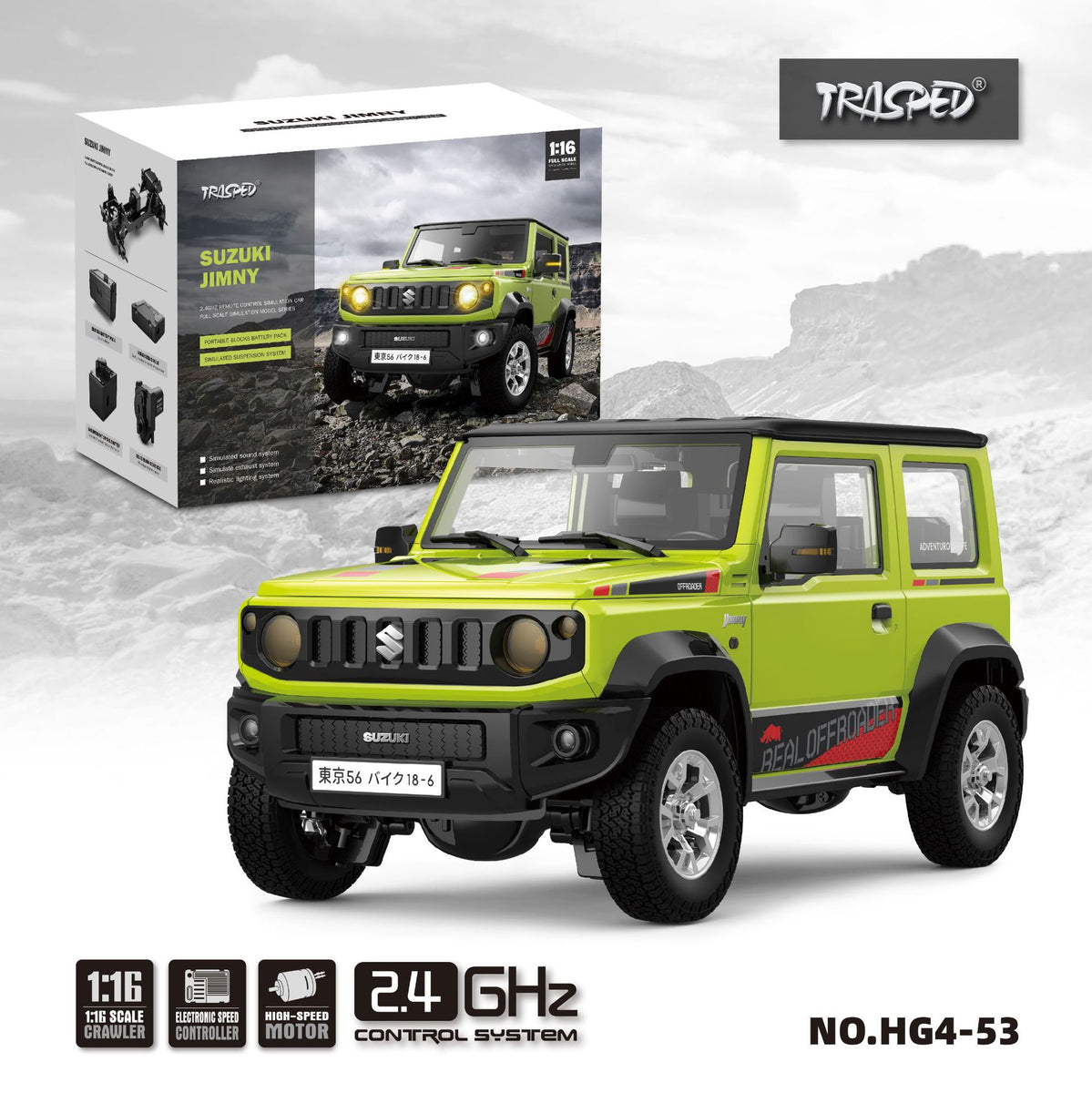 SUZUKI JIMNY 1:16 RC Car – CrazyRC.com