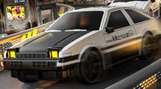 Toyota Sprinter Trueno AE86 Initial D 1:24 Mini RC Car with movable headlights