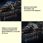 MJX HYPER GO 3S-(25C) 11.1V 2000mAh LiPo Battery with XT 60 female to Male and Battery Clip