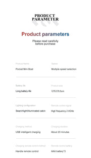 Remote Control Tugboat compact 1:32 size