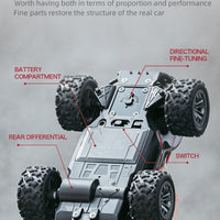 1:20 25KM/H 2.4GHz Off-Road Remote Control Racing Truck with LED Light