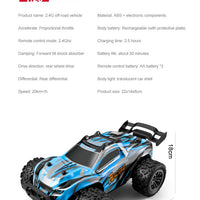 S913 1:20 20KM/H 2.4GHz Off-Road Remote Control Racing Truck