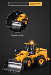 Huina 1552 1:16 11CH RC Loader Bulldozer Alloy Engineering Construction Truck with Lights