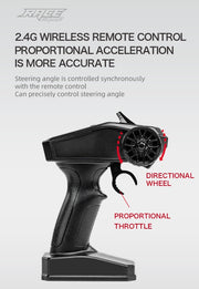 1:20 25KM/H 2.4GHz Off-Road Remote Control Racing Truck with LED Light