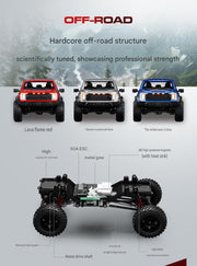 Little Demi R12-01Q 1:12 F150 4WD Off-Road Remote Control Pickup Truck with LED Lights