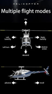 RC ERA C138 1:33 Bell 206 Altitude Hold 2.4G Genuine 6-Axis Gyro Remote Control Helicopter
