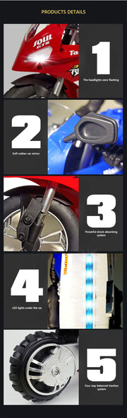 HC-802 20km/h Motorcycle Self Balancing 6-Axis Stunt Racing 360 Degree Drift Bike