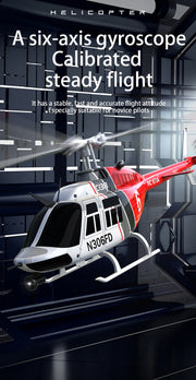 RC ERA C138 1:33 Bell 206 Altitude Hold 2.4G Genuine 6-Axis Gyro Remote Control Helicopter