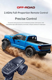 Little Demi R12-01Q 1:12 F150 4WD Off-Road Remote Control Pickup Truck with LED Lights
