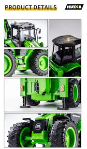 HUINA 1579 1:14 9CH RC Loader Excavator 2 in 1 Construction Vehicle