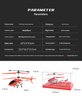 3.5 Channel Alloy Remote Control Helicopter with Light Display