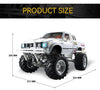 HG-P407 1/10 Climbing Car 2.4G 4WD Remote Control Pickup Truck