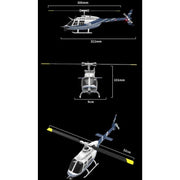 RC ERA C138 1:33 Bell 206 Altitude Hold 2.4G Genuine 6-Axis Gyro Remote Control Helicopter