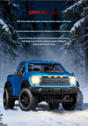 Little Demi R12-01Q 1:12 F150 4WD Off-Road Remote Control Pickup Truck with LED Lights