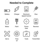 1/8 8IGHT-XT/XTE 4X4 Nitro/Electric Truggy Race Kit