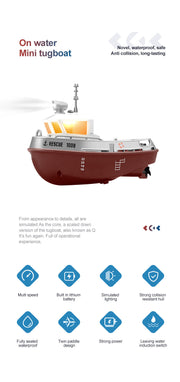 Remote Control Tugboat controller and accessories set