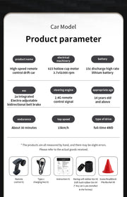 Mustang 1:43 Drift RC Car 4301