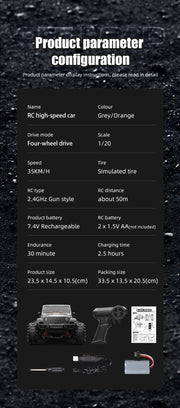 JJRC C8819 4WD Off Road RC Car