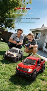 Little Demi R12-01Q 1:12 F150 4WD Off-Road Remote Control Pickup Truck with LED Lights
