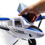 E-flite Twin Timber 1.6m BNF Basic RC Airplane with AS3X & SAFE Select