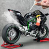 1:6 Kawasaki H2R Startup Sprayable Dynamic Alloy Diecast Model Bike with Sound and Light