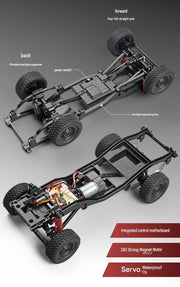 MNRC MN82 RTR 1/12 2.4G 4WD RC Car TOYOTA Land Cruiser LC79 RC Pickup Truck