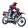 1/10 2.4GHz Electric Remote Control Spray Drift Racing Stunt Motorcycle with Lights