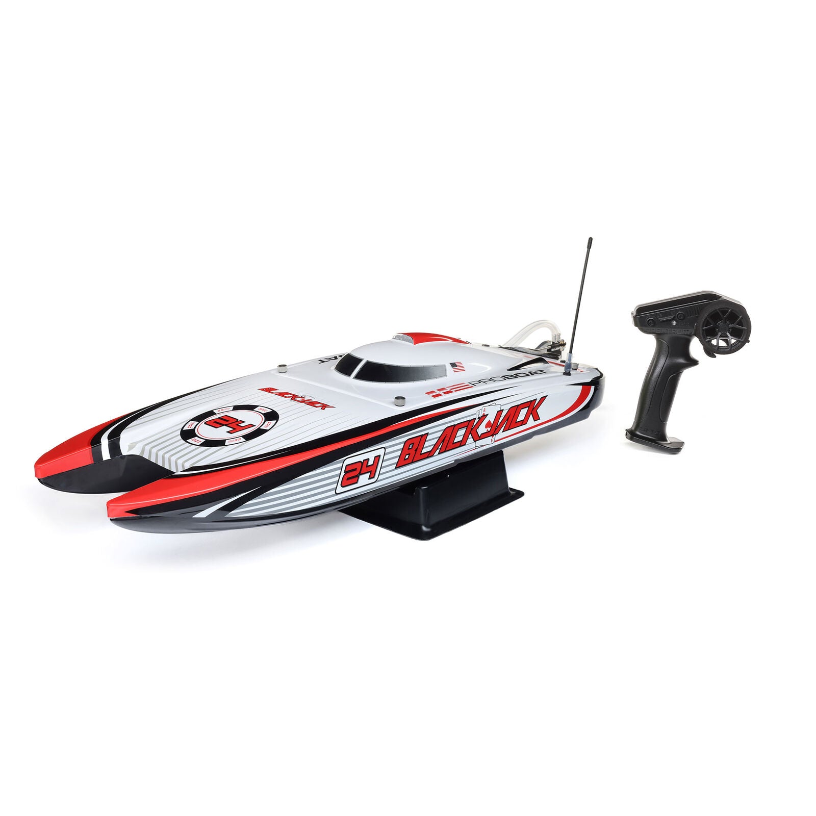 Blackjack 24" V2 Catamaran Brushless: RTR, Heat Wave Visual