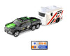 1:64 Mini 2.4 GHz Rechargeable 6 Wheels Remote Control Pickup Truck with Trailer