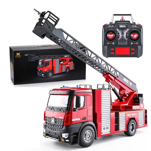 Huina 1561 1:14 Rc Simulation Fire Truck