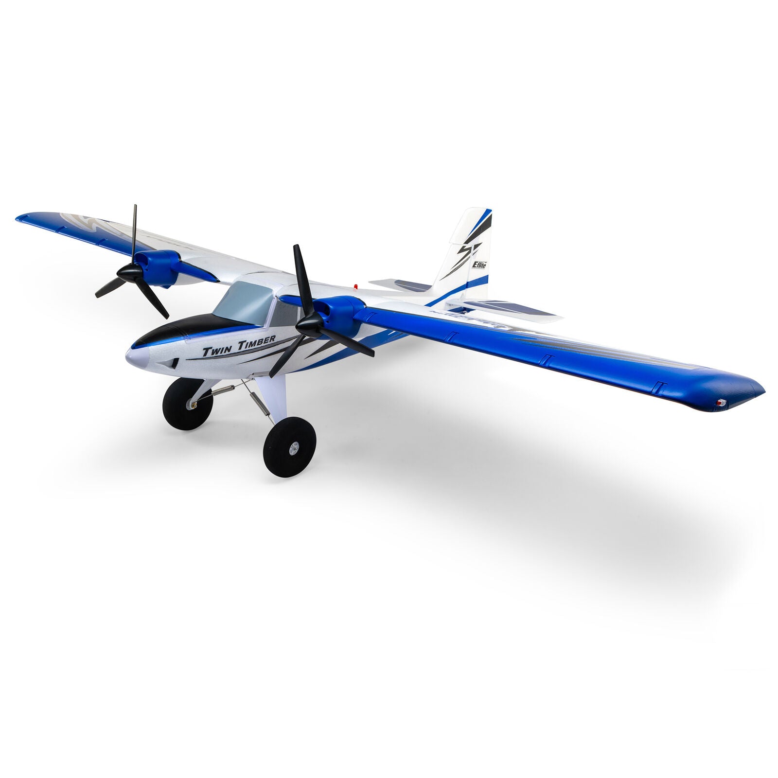 E-flite Twin Timber 1.6m BNF Basic RC Airplane with AS3X & SAFE Select