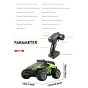 S911 1:20 20KM/H 2.4GHz Off-Road Remote Control Racing Truck