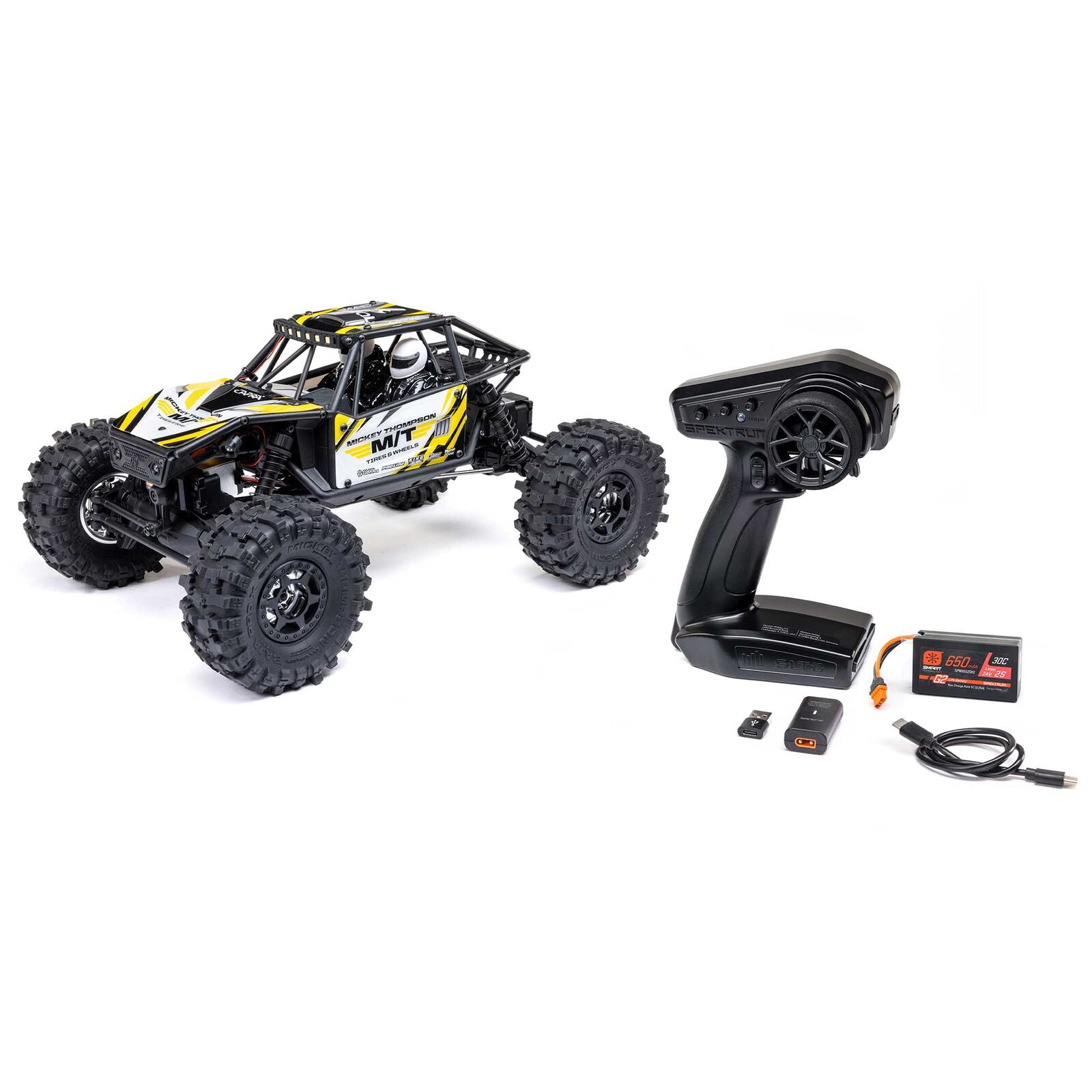 Axial 1/18 UTB18 Capra 4WS 4X4 RTR Brushed Rock Crawler