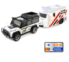 1:64 Mini 2.4 GHz Rechargeable Remote Control Jeep with Trailer