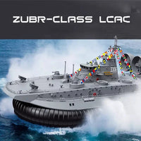 ZUBR-CLASS LCAC 2.4G 1:110 Brushless Motor ESC Amphibious Hovercraft Remote Control Military Ship