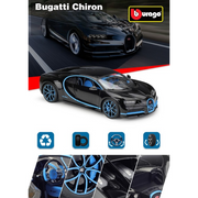 Bburago 1:18 Bugatti Chiron No.42 Diecast Model