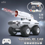 RC Monster Truck with LED Light and Spray
