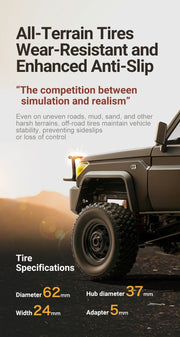 Toyota LC79 MN82S Remote Control Four-wheel Off-road Pickup Car