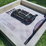 1:43 BMW M4 DTM Alloy 3D Car Photo Frame Decor