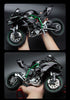 1:6 Kawasaki H2R Startup Sprayable Dynamic Alloy Diecast Model Bike with Sound and Light