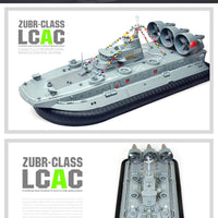 ZUBR-CLASS LCAC 2.4G 1:110 Brushless Motor ESC Amphibious Hovercraft Remote Control Military Ship